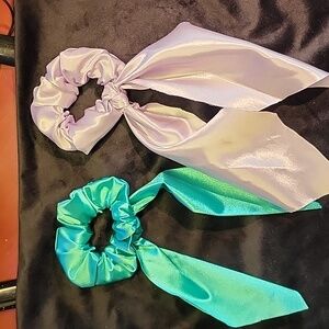 Handmade Silky satin  Hair Scruchies